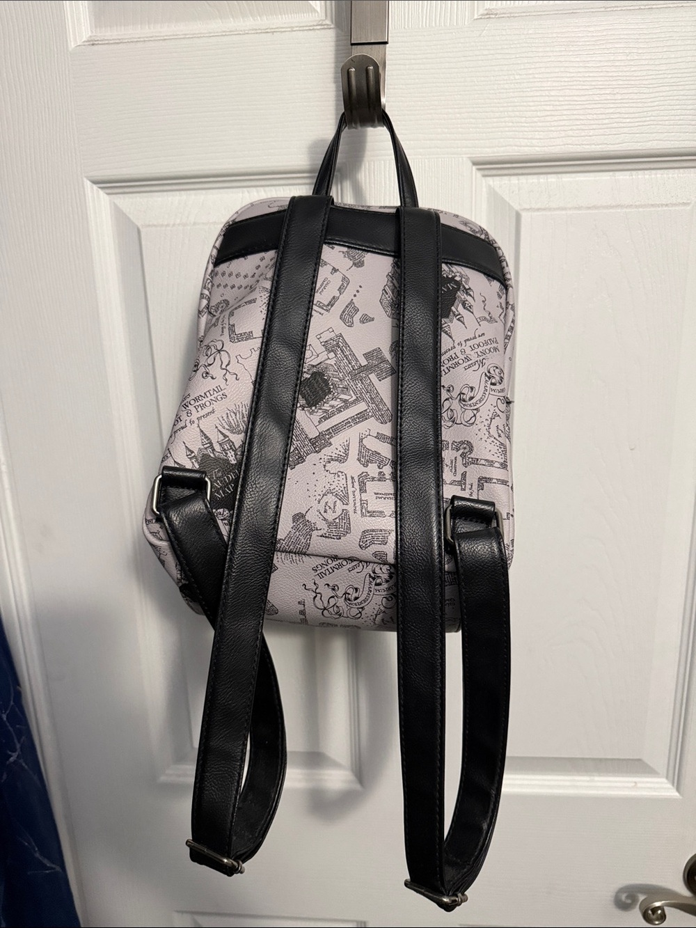 Loungefly Harry Potter Gray Marauder Map Mini Backpack - Picture 2 of 6